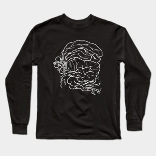 Mandragore - White Lines Long Sleeve T-Shirt